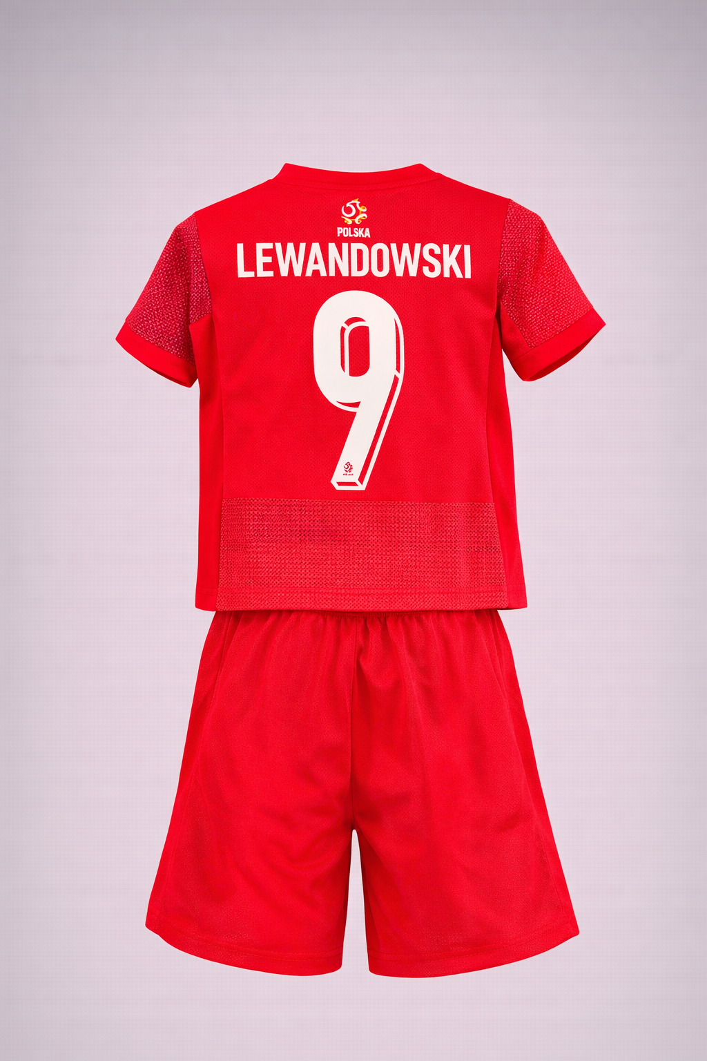 POLAND 2024 HOME ROBERT LEWANDOWSKI FAN JERSEY KIDS KIT