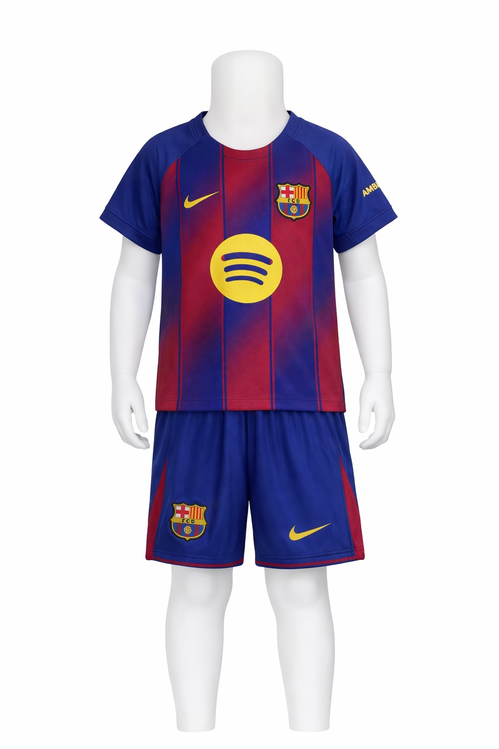 FC BARCELONA 2026 HOME LEWANDOWSKI FAN JERSEY KIDS KIT