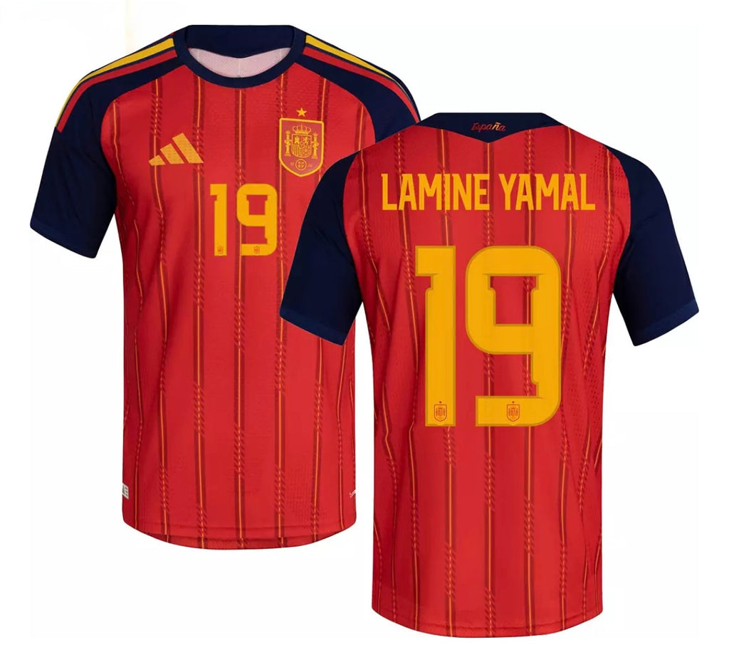 SPAIN 2026 HOME LAMINE YAMAL AUTHENTIC PLAYER VERSION JERSEY