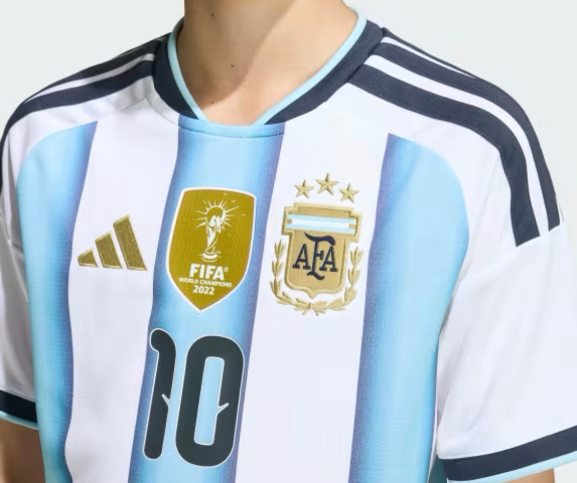 ARGENTINA 2026 HOME MESSI FAN JERSEY KIDS KIT